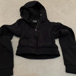 Gymshark cropped hoodie black
